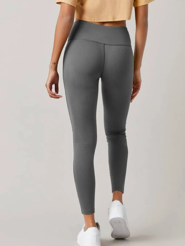 YOGALICIOUS Small LUX Leggings in Frosted Glass White Grey NWT New
