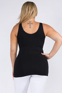 V-Neck Seamless Yoga Top - Black